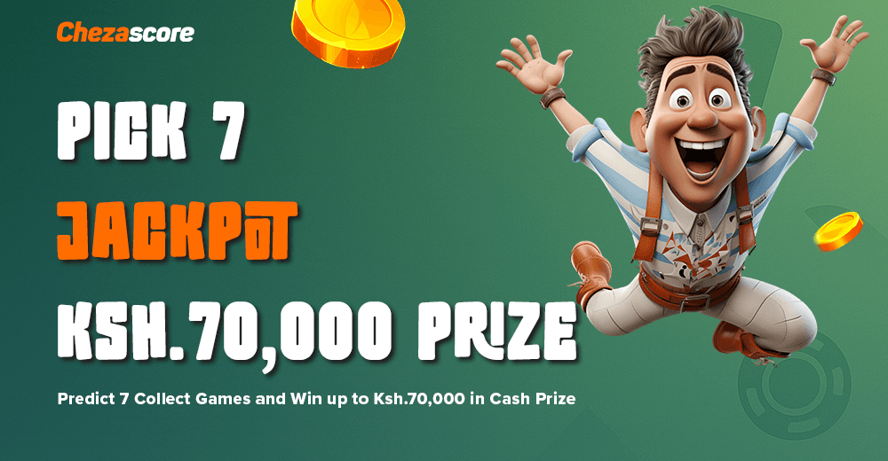 Pick 7 Jackpot — Win Ksh.70,000